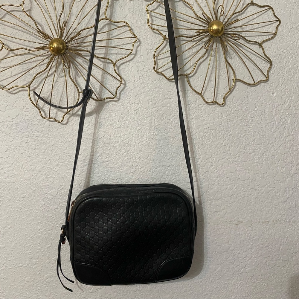 Gucci microguccissima soft Margaux Nero Bree camera bag